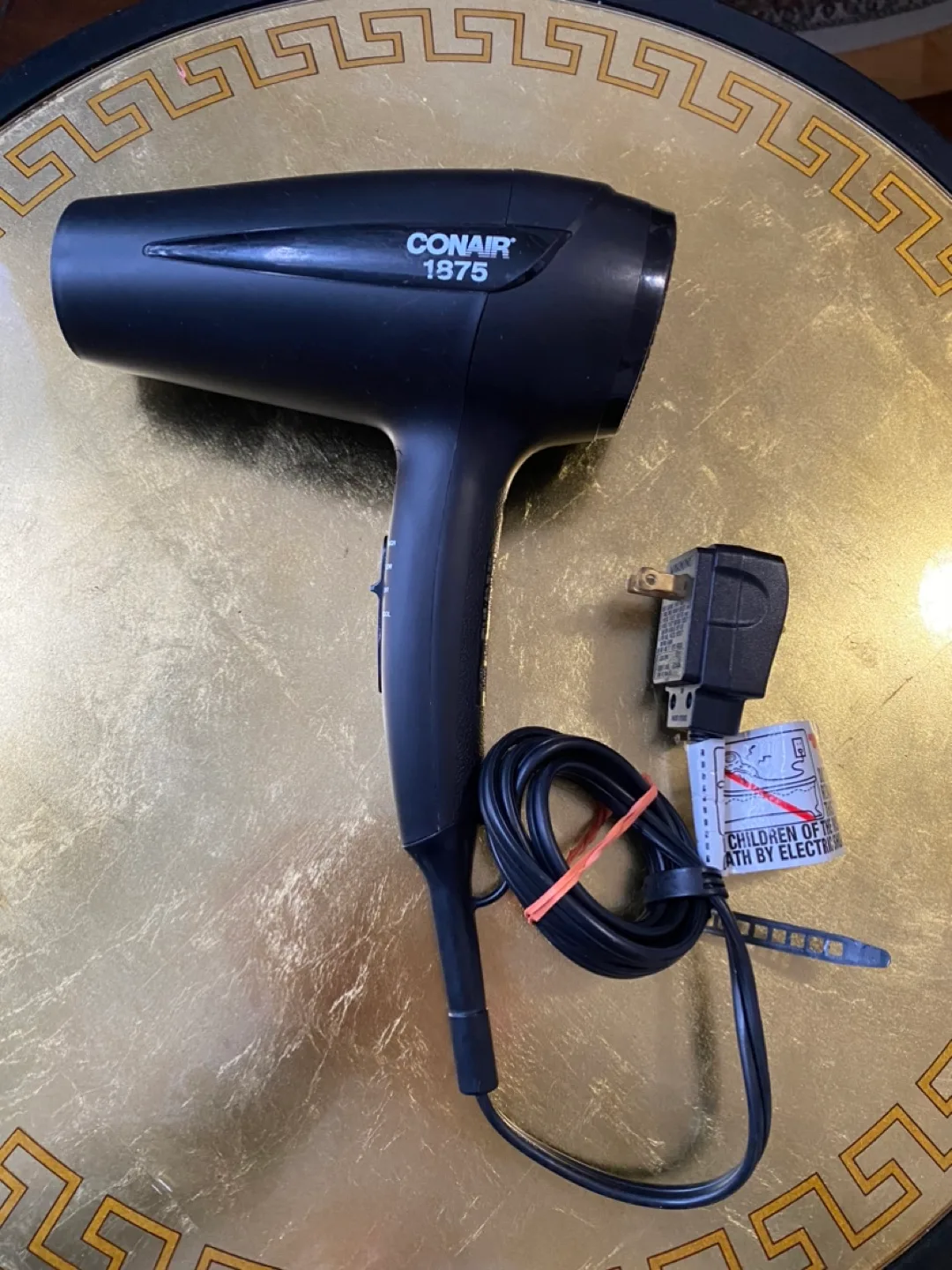 Conair 1875 Hair Dryer - Black image indicator(2)