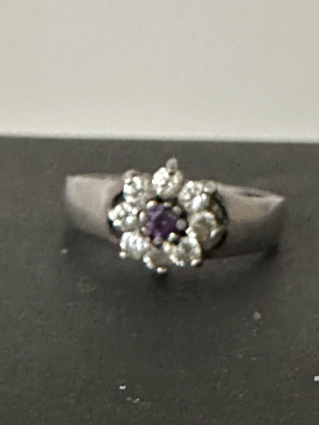 Sterling silver 925 Flower Ring size 5.5 image indicator(5)