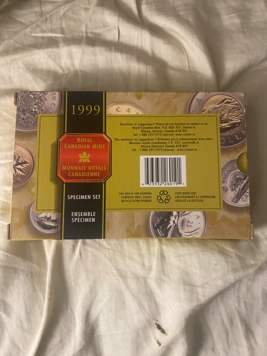 1999 Royal Canadian Mint Specimen set - photo 3