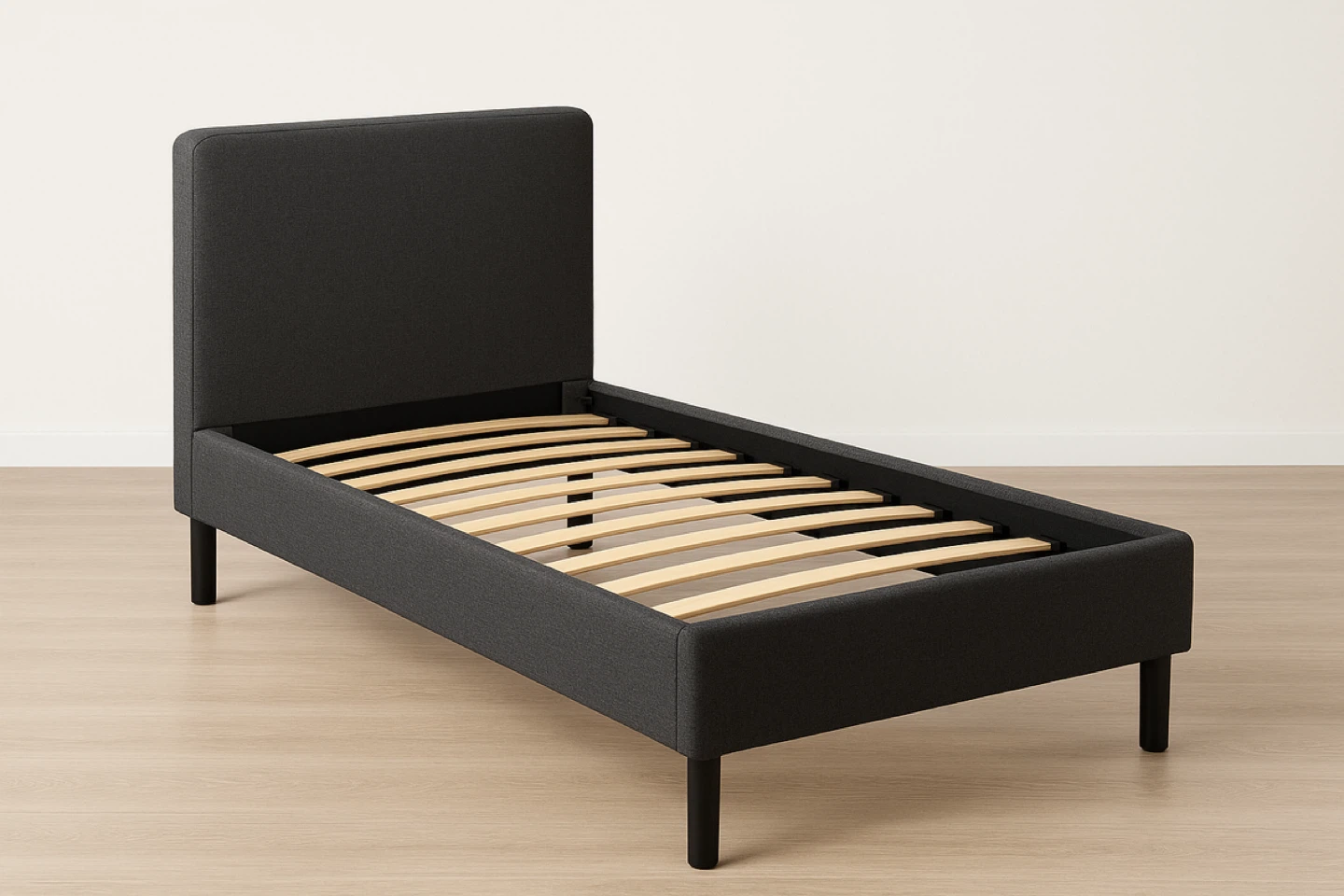Twin Upholstered Bed Frame – Like New!