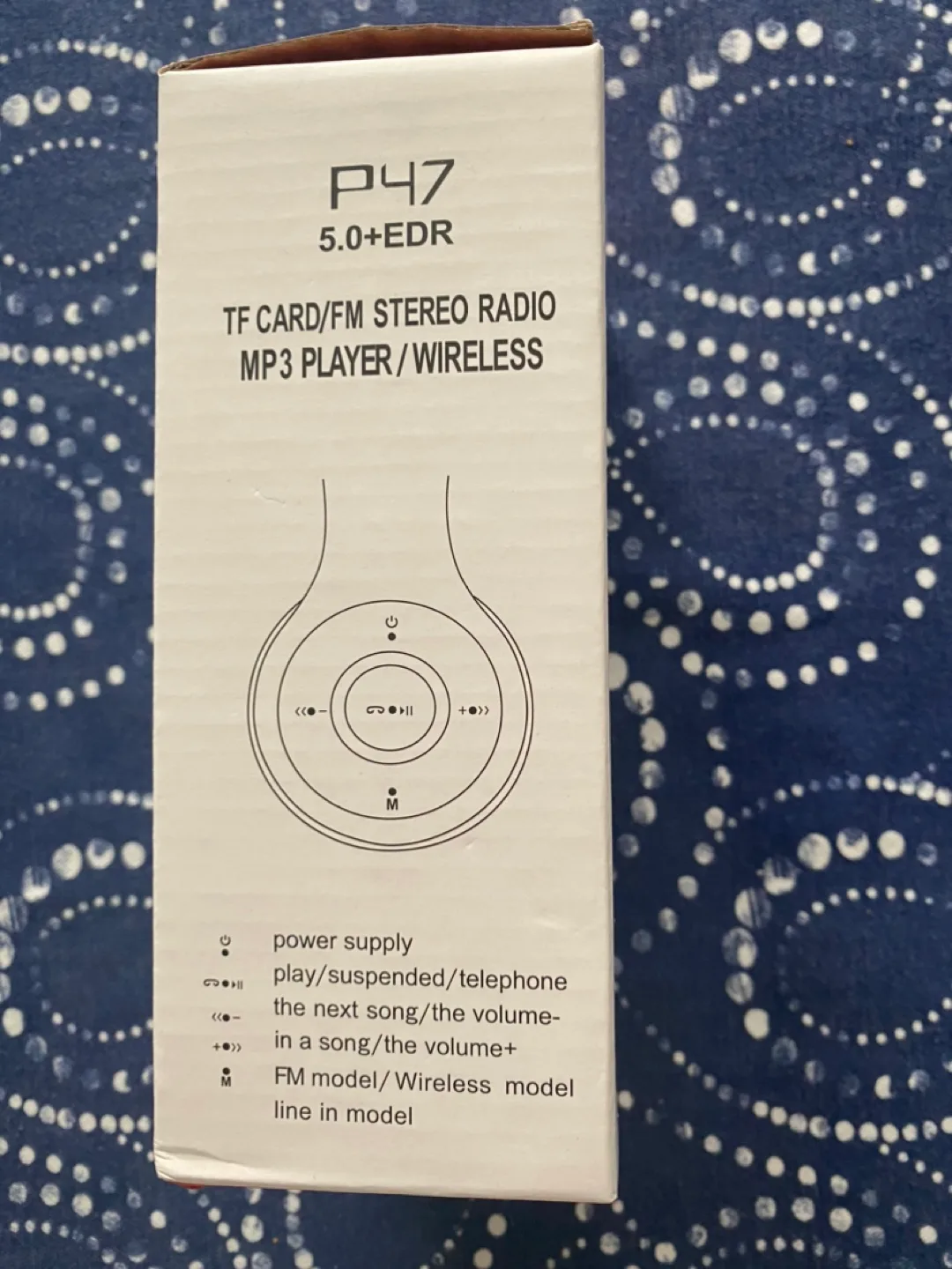P47 5.0+EDR Wireless Headphones - Brand New in Box image indicator(5)