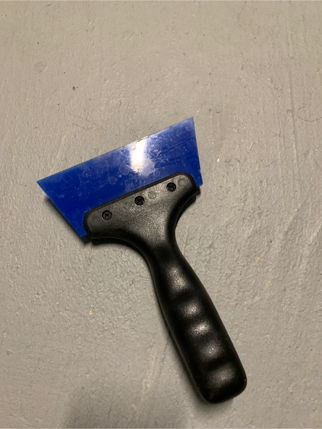 Blue Plastic Scraper - photo 2