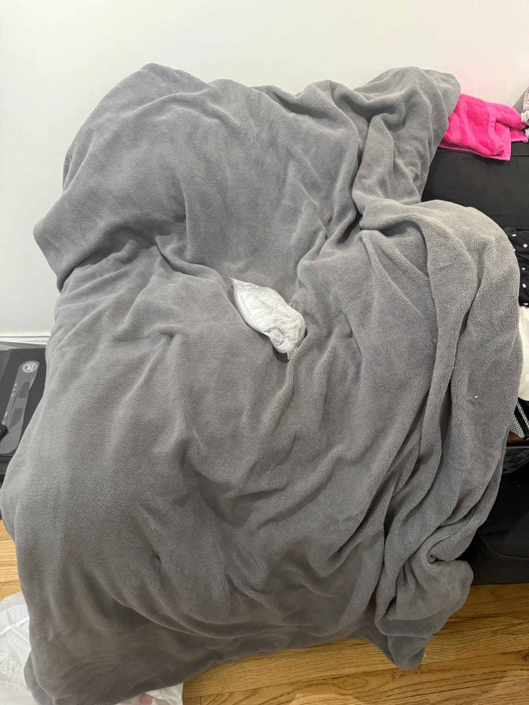 Electric heating Gray Fleece Blanket