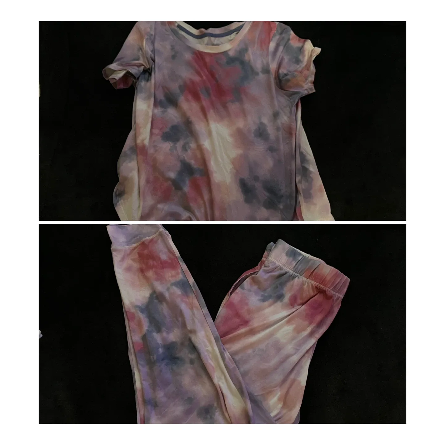 (Secret Treasures) Tie Dye Pajama Set - Size Women Medium thumbnail