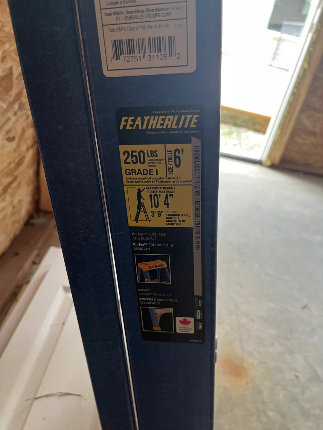 🔥🔥Featherlite 6' Aluminum Step Ladder - Grade 1 - photo 3