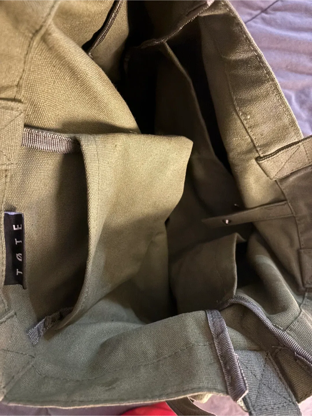 Tote Bag Olive Green image indicator(3)