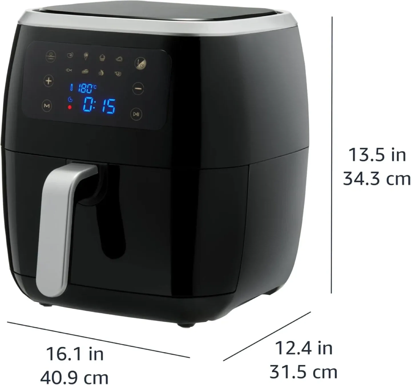 Brand new Amazon Basics 6.34qt Air Fryer w/Digital Touchscreen thumbnail