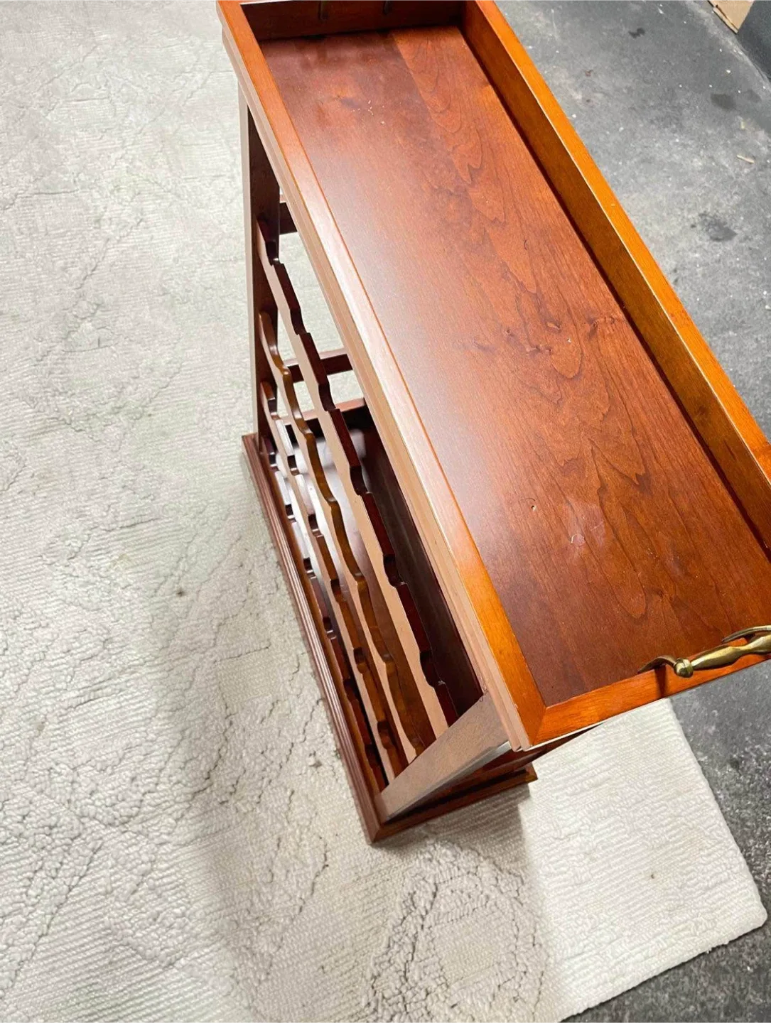 Wooden Wine Rack with Serving Tray image indicator(5)