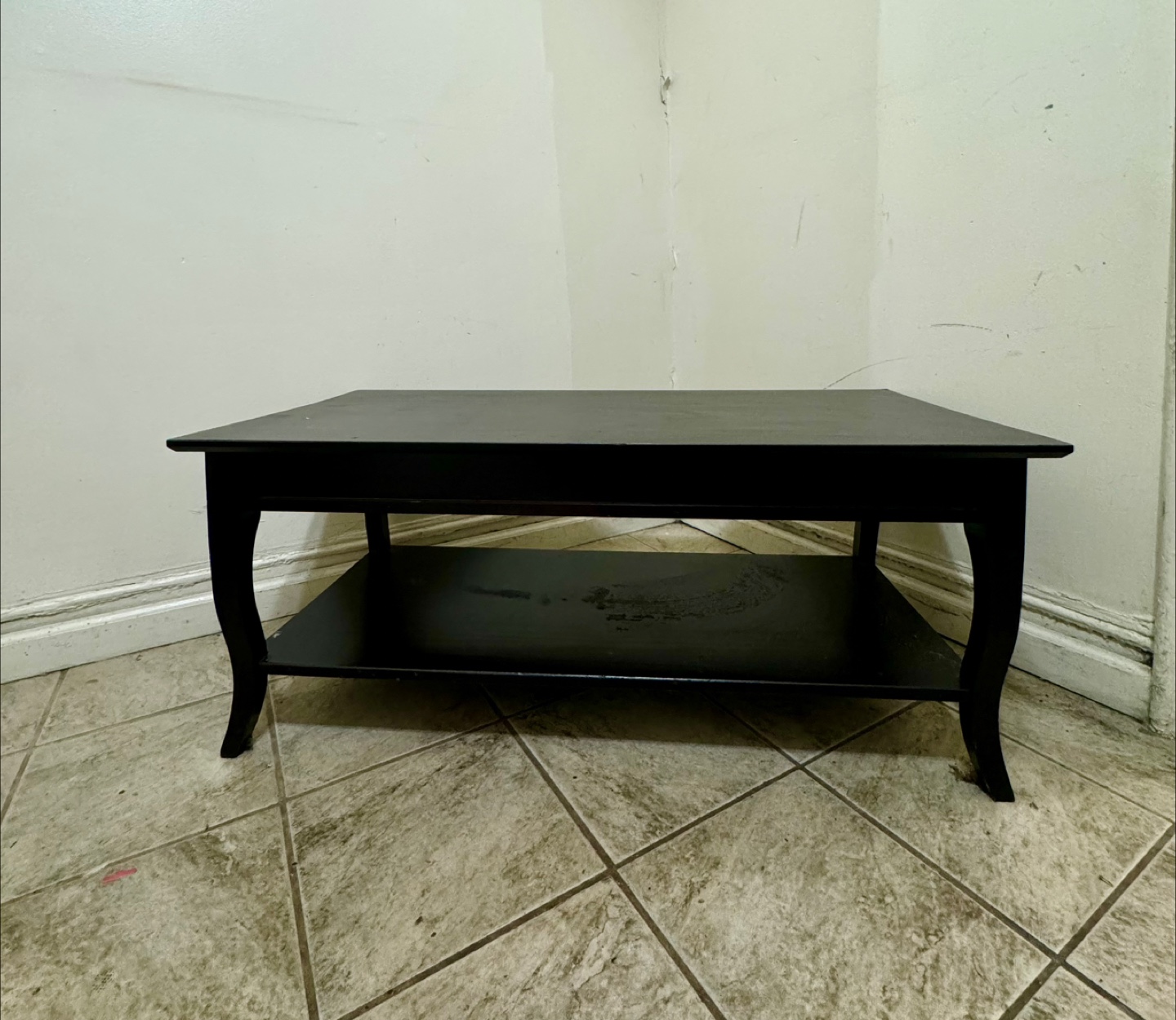 Black Wooden Coffee Table - photo 2