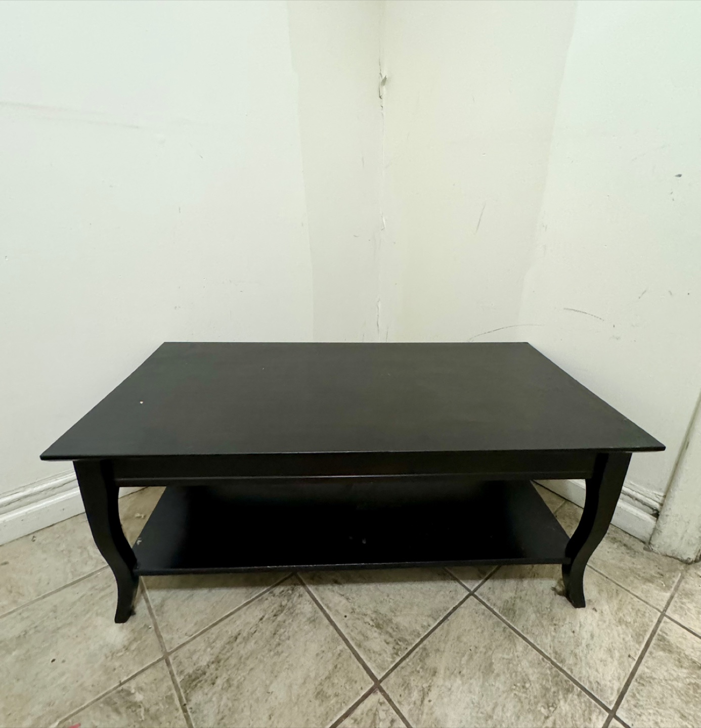 Black Wooden Coffee Table