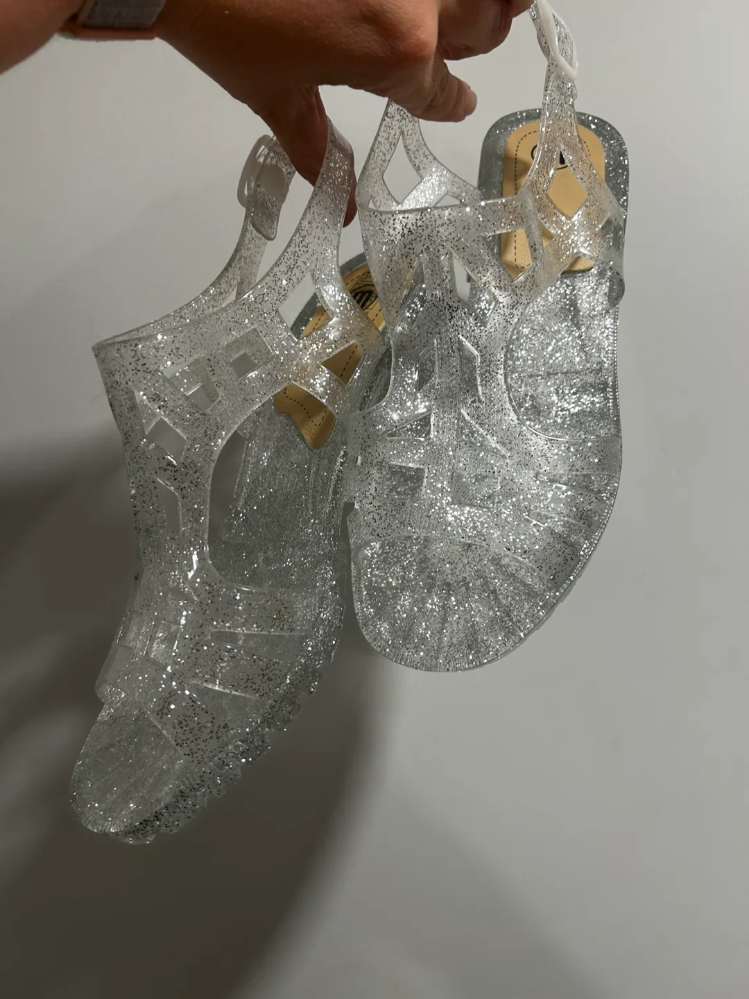 Glitter Jelly Sandals - Size 9 image indicator(2)