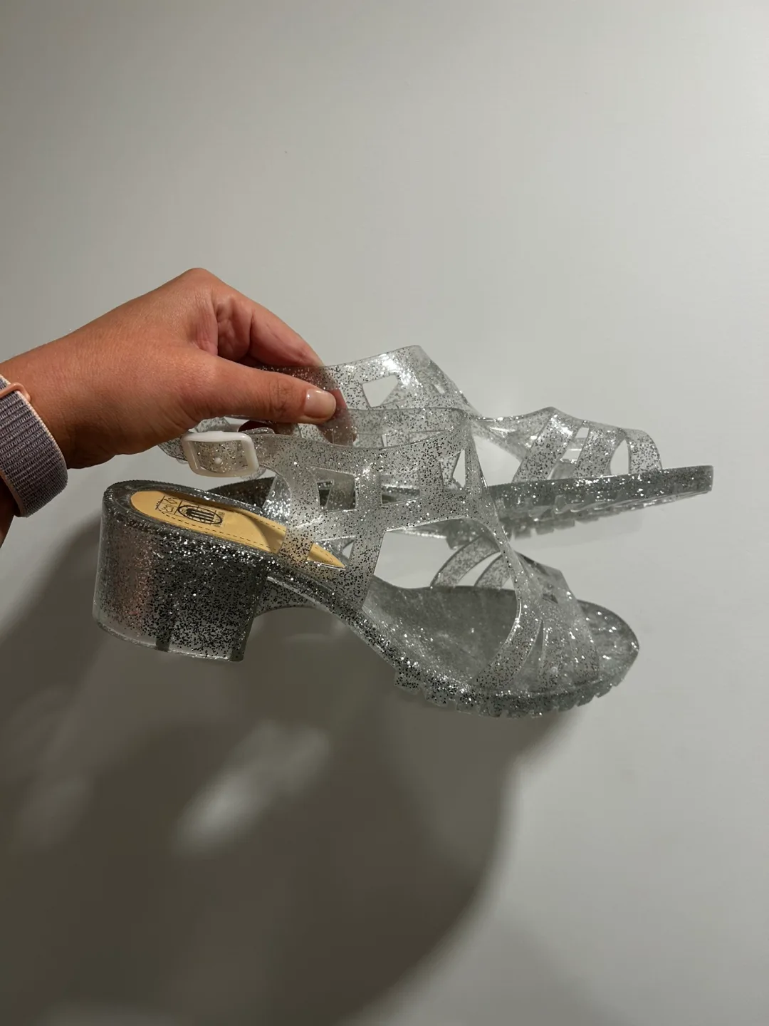 Glitter Jelly Sandals - Size 9 image indicator(3)