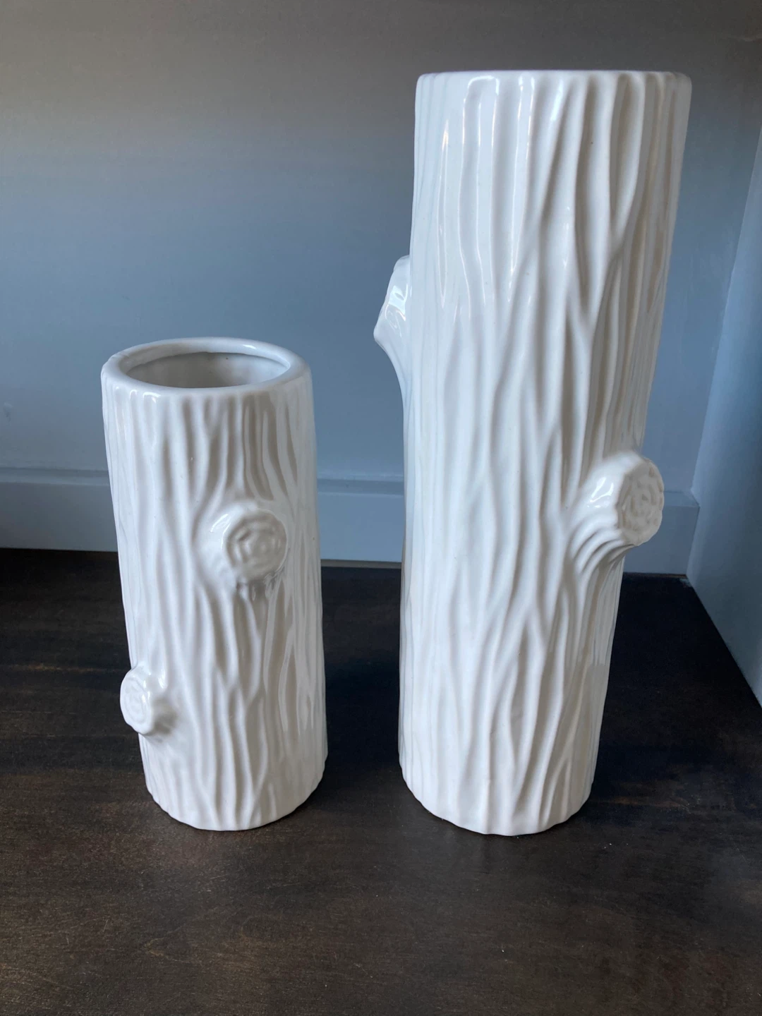Tree bark ceramic vases - photo 2