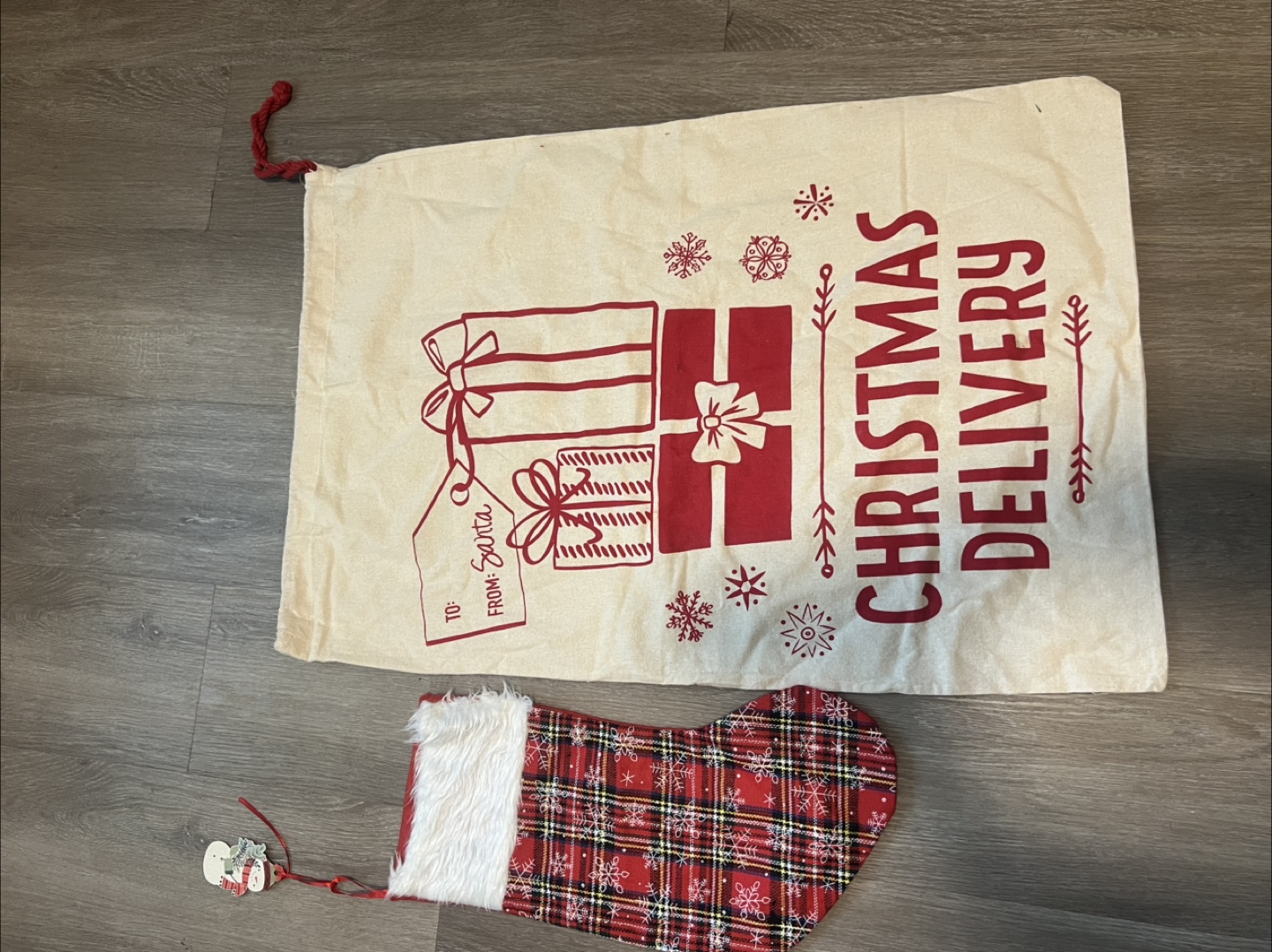 Christmas Delivery Sack & Stocking