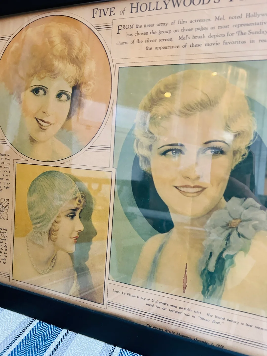 Framed Hollywood's Youthful Stars Print image indicator(2)