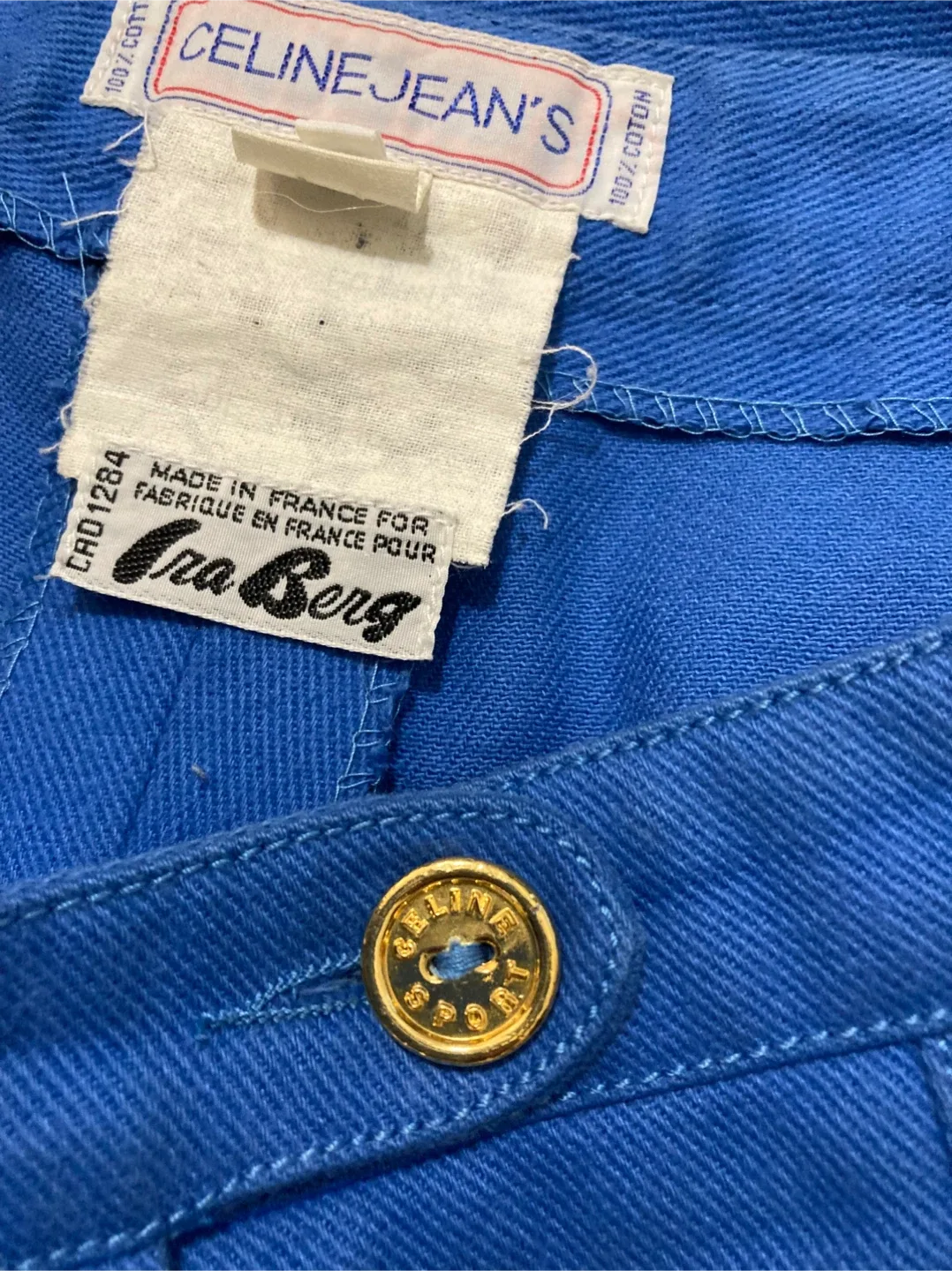 Vintage Celine for Ira Berg pants - 100% cotton image indicator(4)