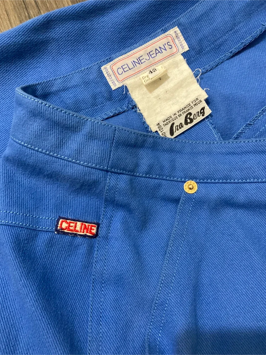 Vintage Celine for Ira Berg pants - 100% cotton image indicator(3)