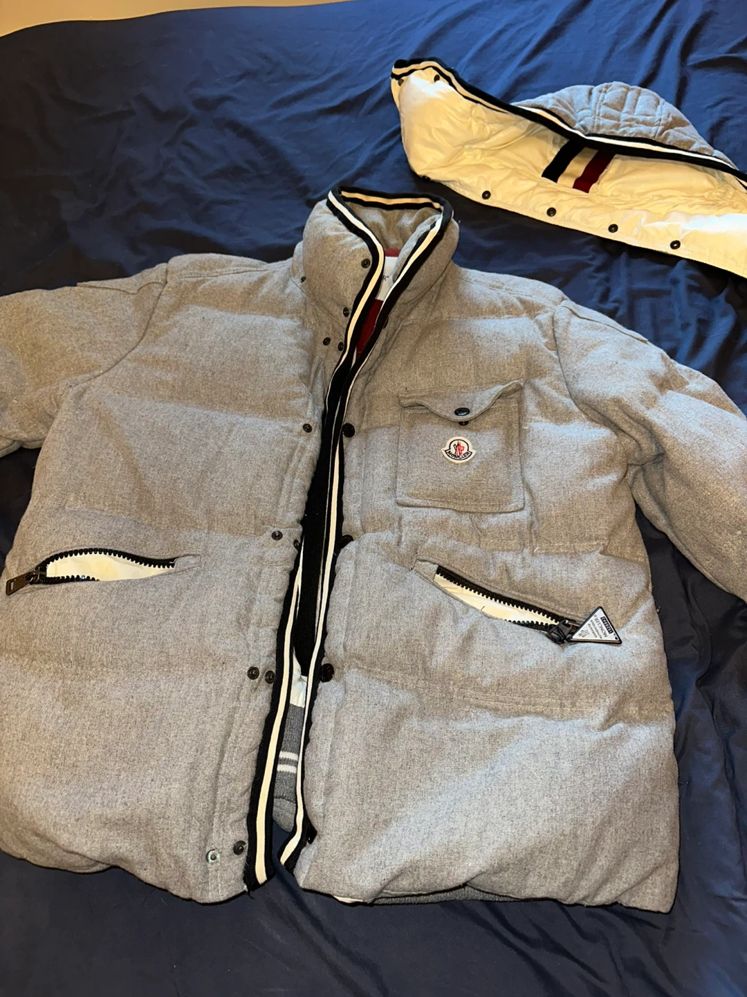 Moncler jacket grey