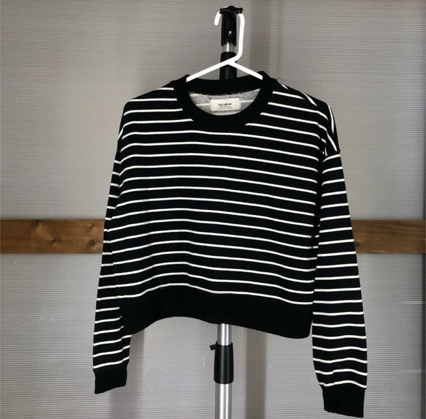 Pull&Bear Striped crop Sweatshirt - Size S thumbnail