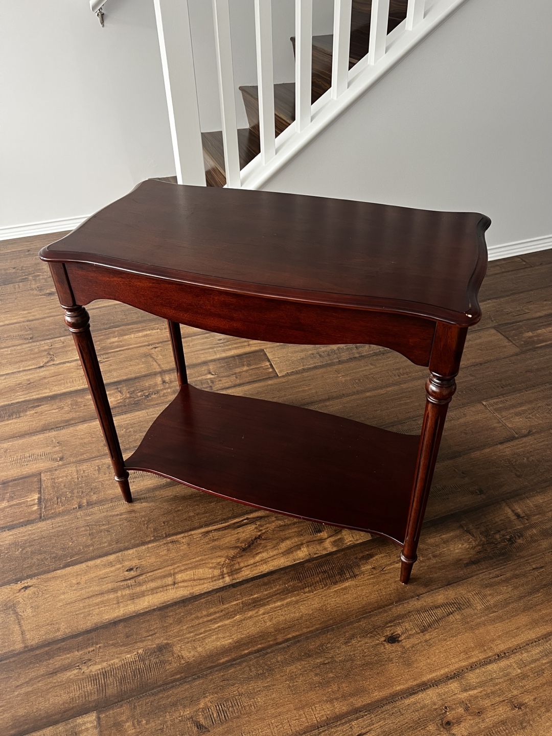 Dark Wood Console Table