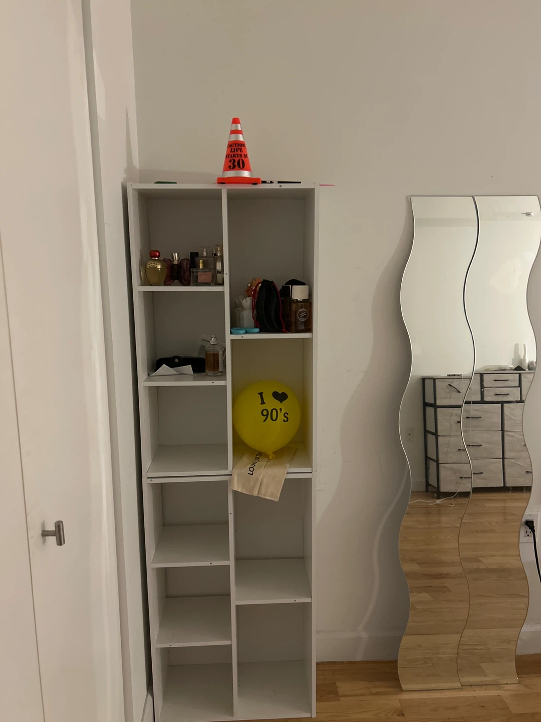 White Bookshelf / Shelving Unit