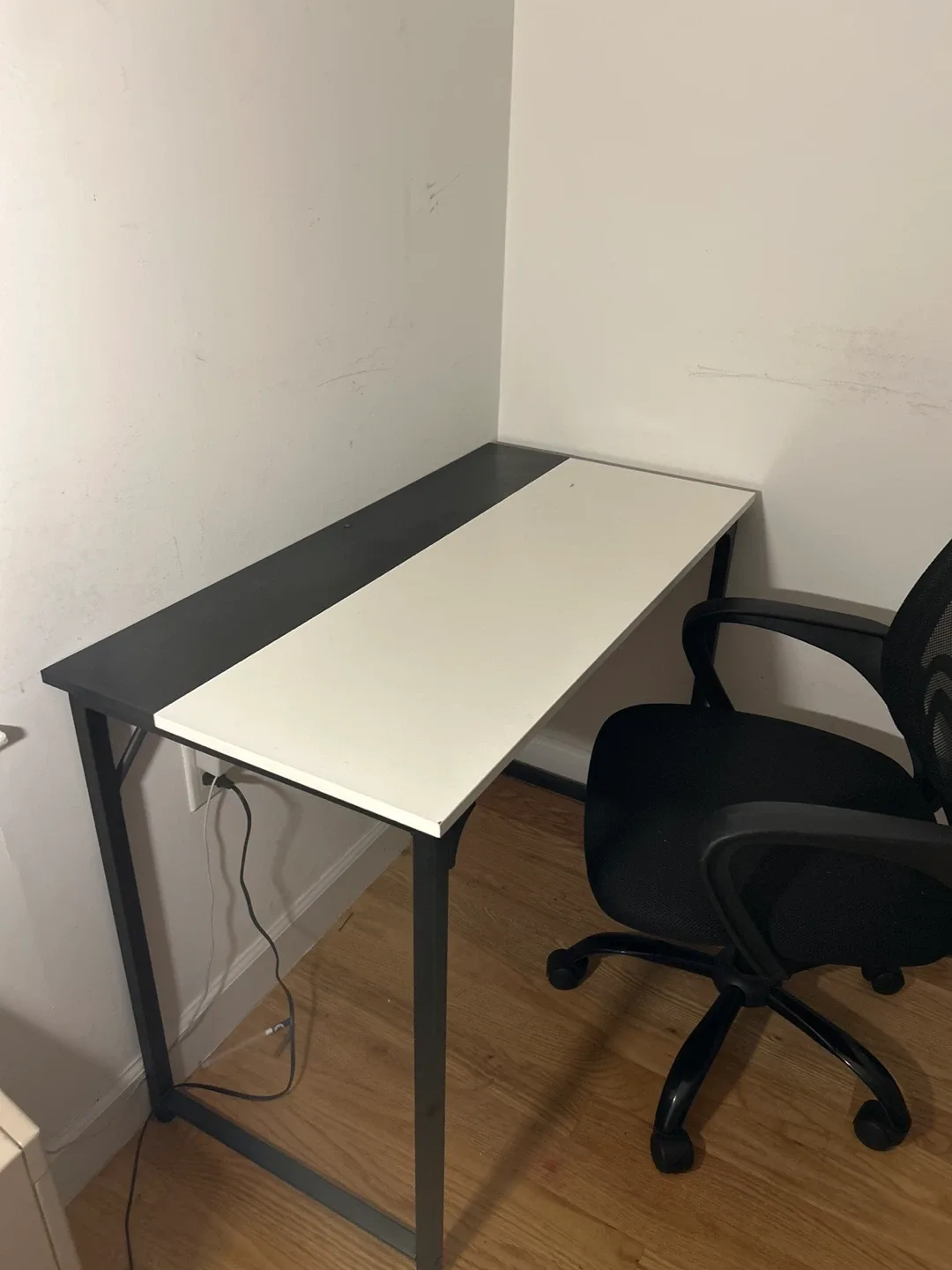 Black and White Desk