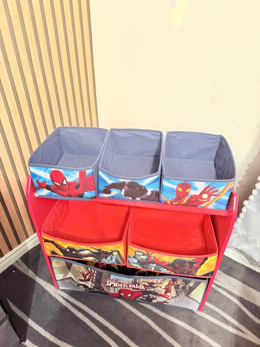 Marvel Spider-Man Kids' Toy Storage Organizer image indicator(4)