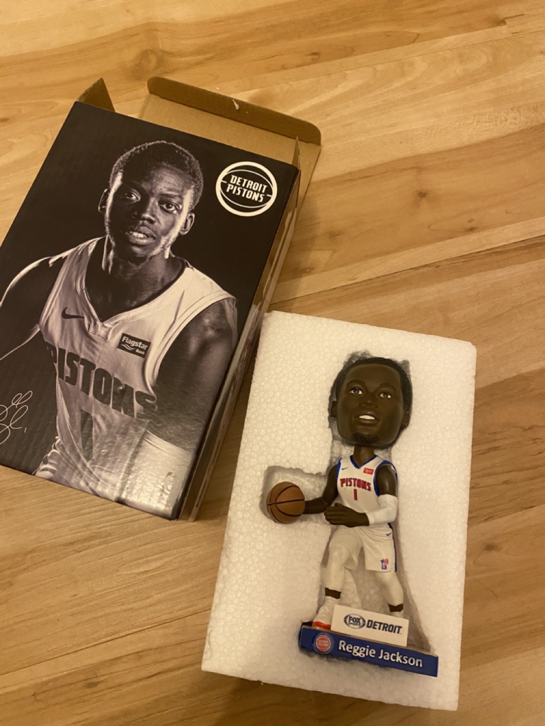 Reggie Jackson Detroit Pistons Bobblehead - photo 3