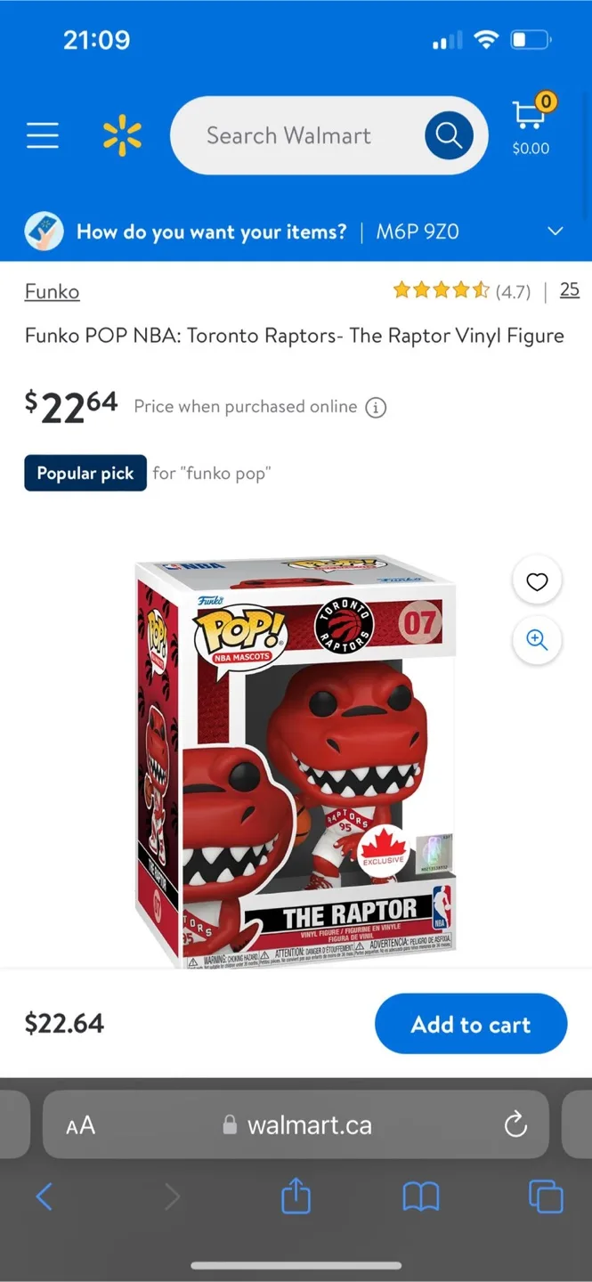 Funko POP! NBA Toronto Raptors - The Raptor Vinyl Figure thumbnail