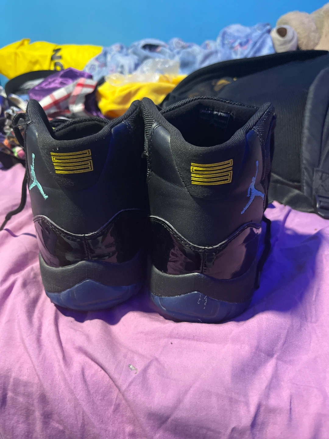 Air Jordan 11 Retro Little Flex TD Black/Aqua - photo 3