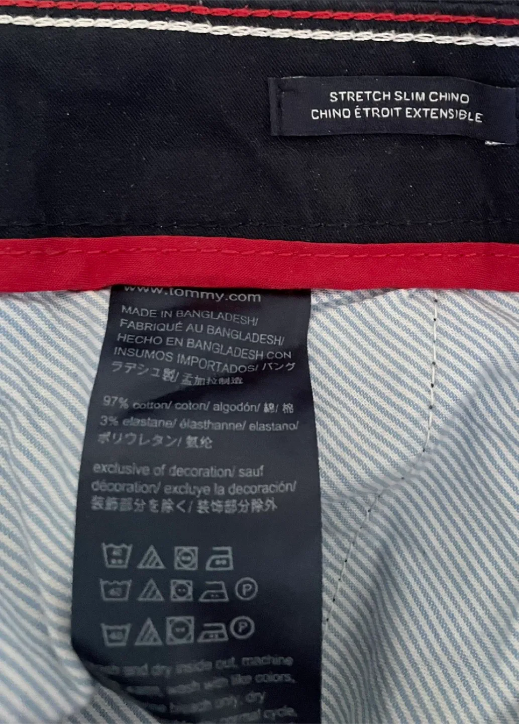 Tommy Hilfiger | Stretch Slim Chino Pants - Size 0 image indicator(6)