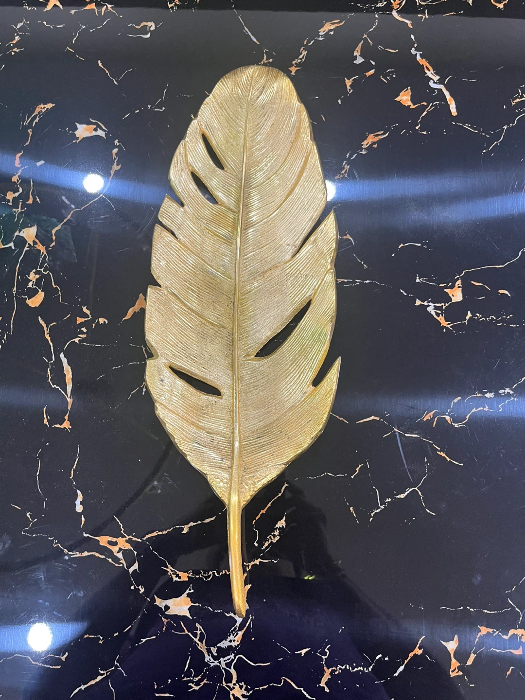 Gold Decorative Feather - photo 4