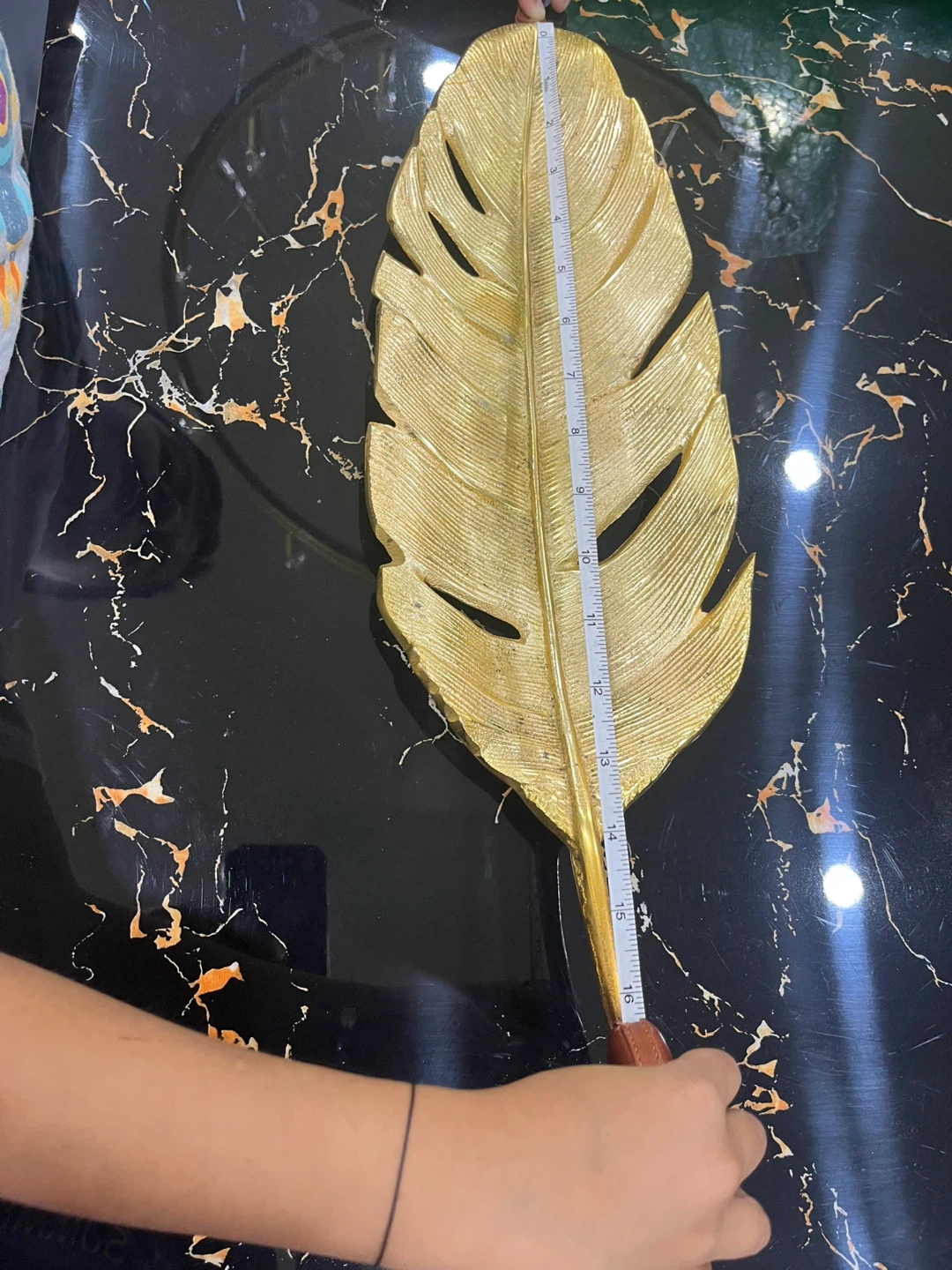 Gold Decorative Feather - photo 5