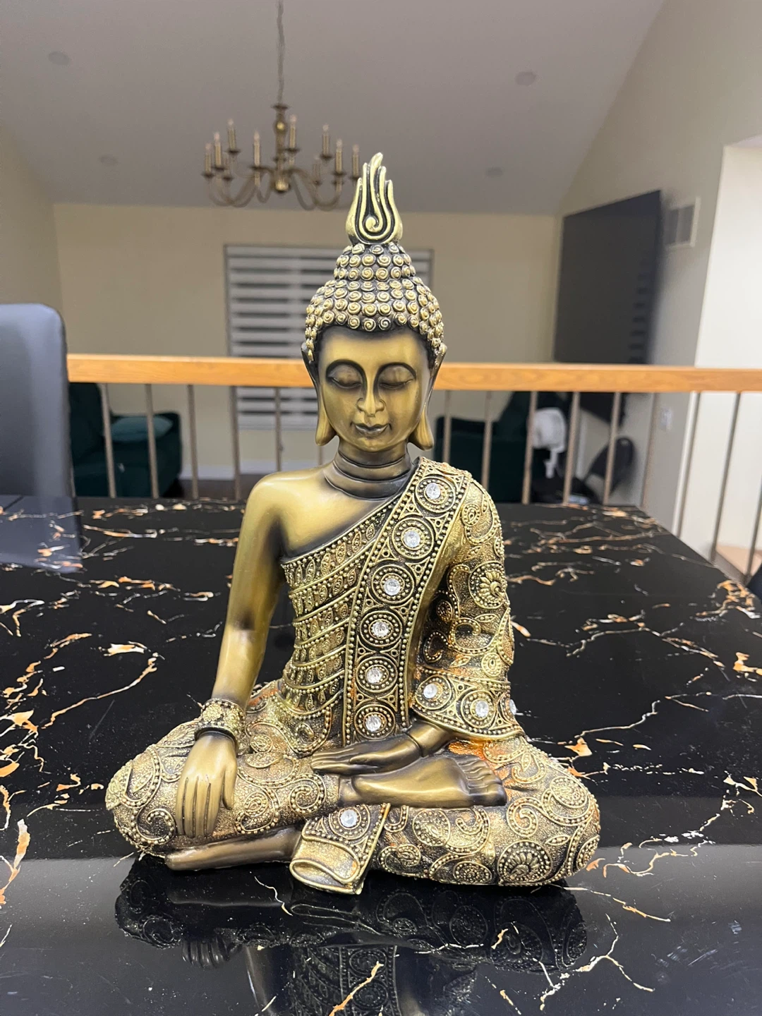 Buddha Statue - Gold Coloured