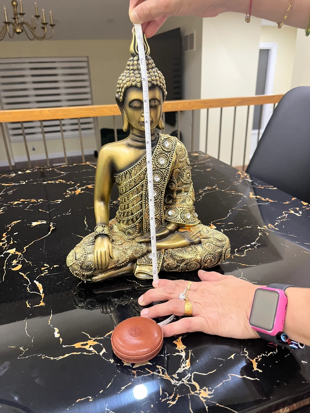 Buddha Statue - Gold Coloured - photo 5
