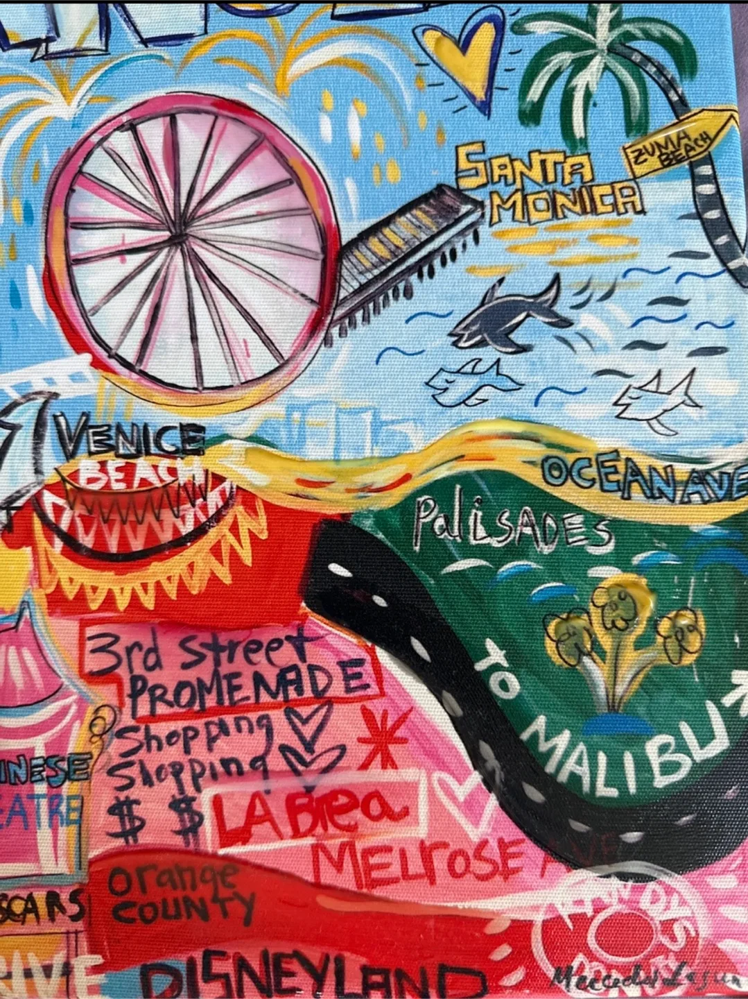 Los Angeles Canvas Art image indicator(3)