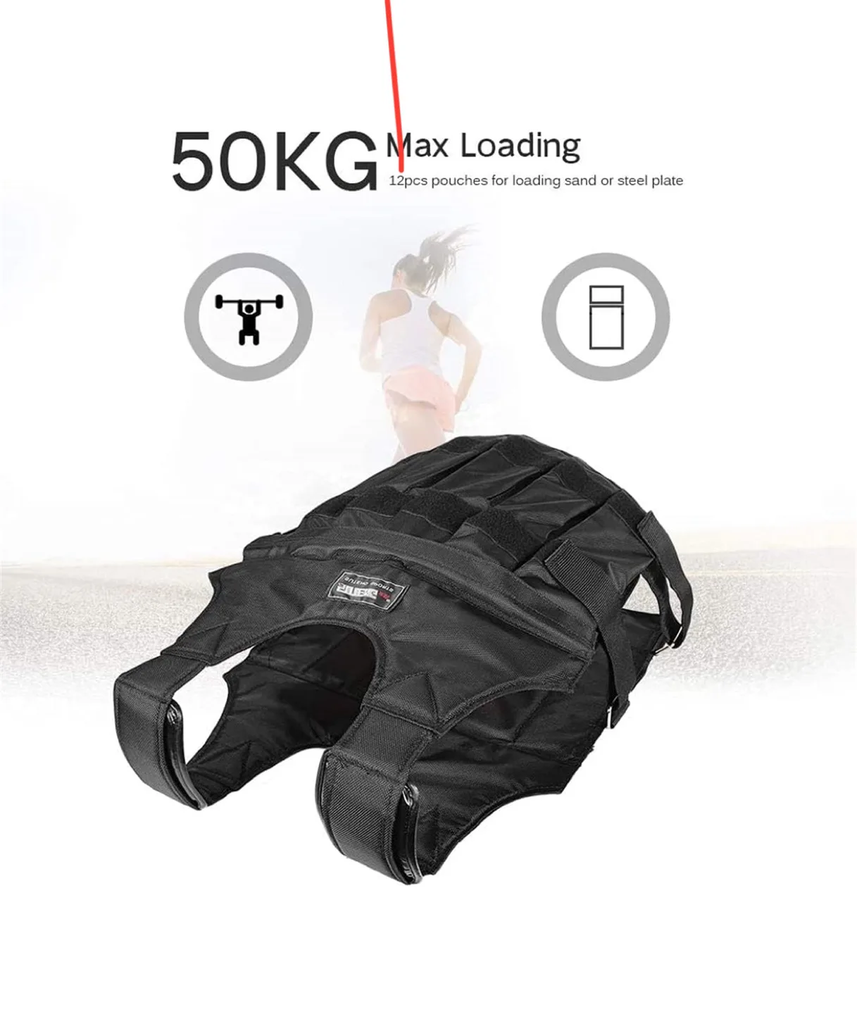 Fitness Weight-bearing Vest new image indicator(4)