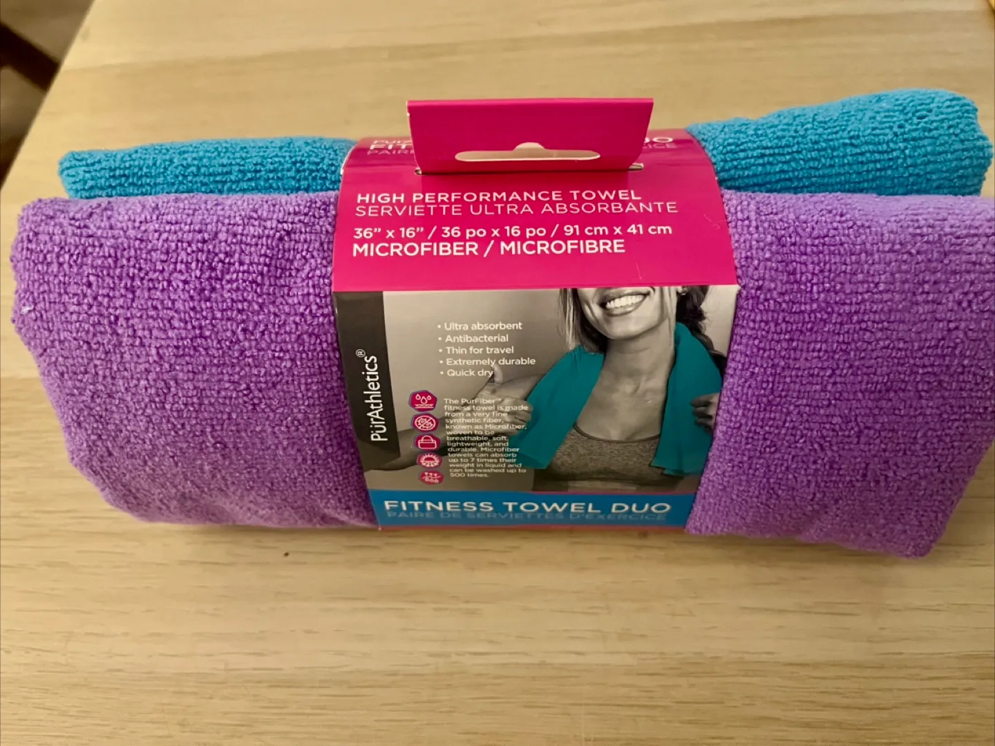 PurAthletics Fitness Towel Duo - New thumbnail