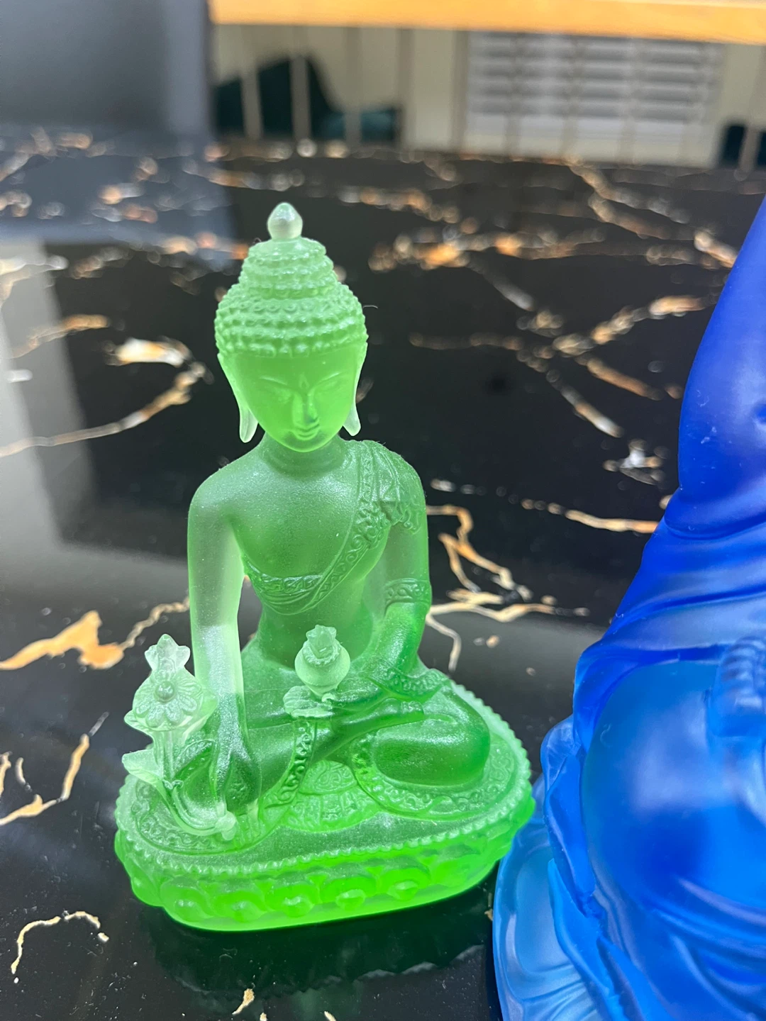 Buddha Statues - Blue, Green & Pink - photo 3