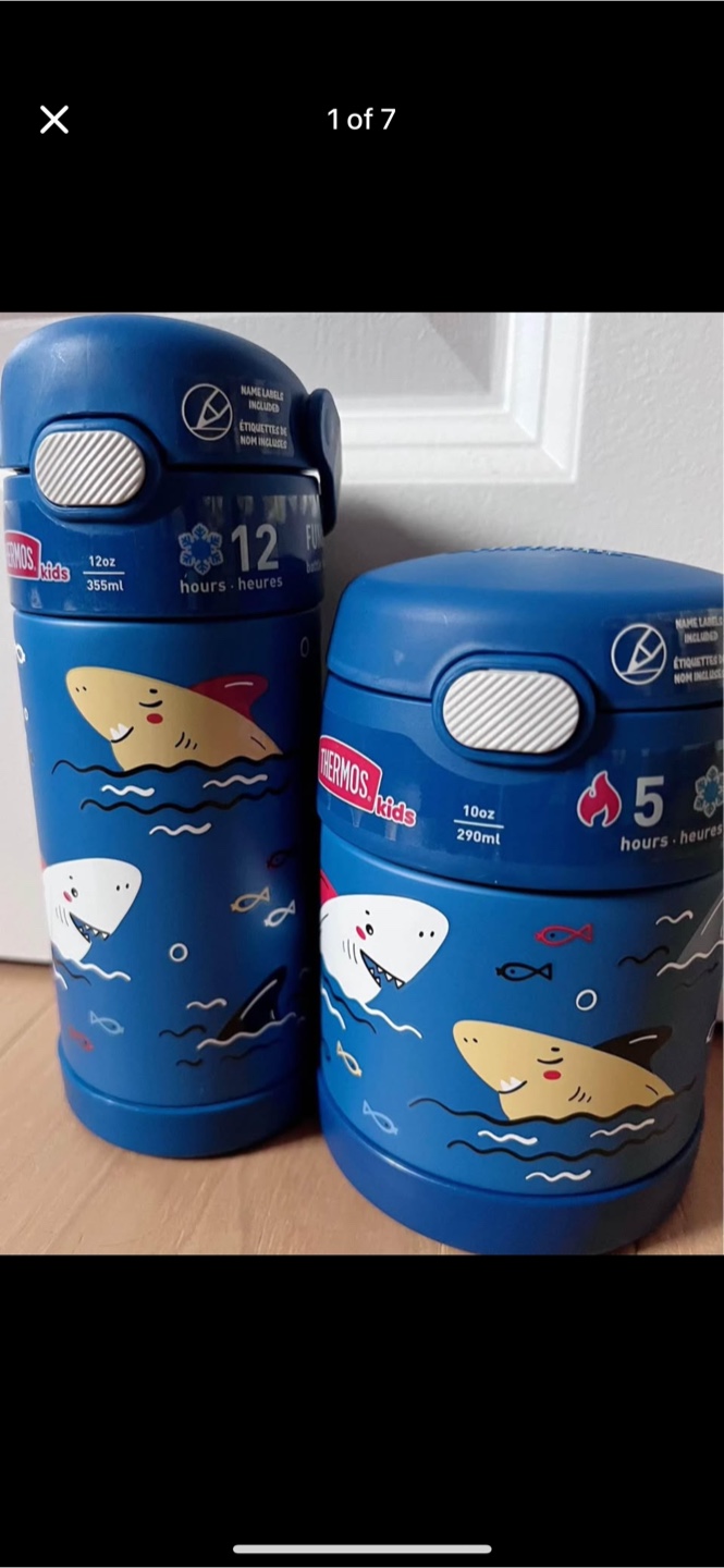 Thermos Kids Food Jar & Water Bottle Set - photo 2
