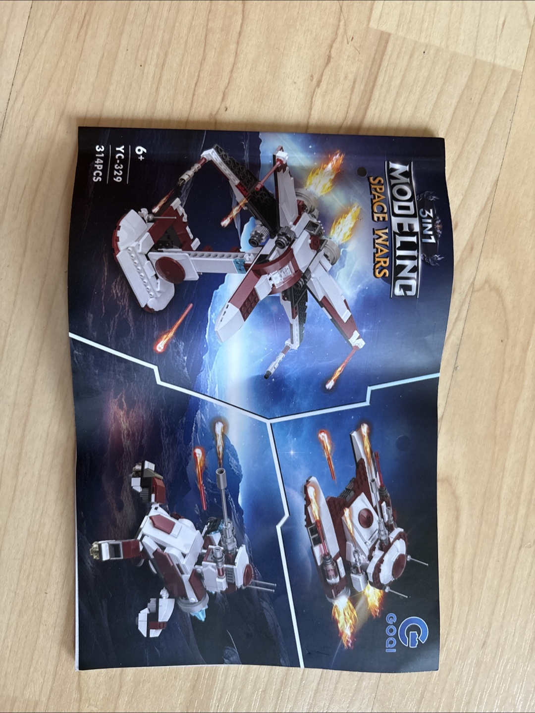 Goal 3in1 Modeling Space Wars YC-329 - photo 2