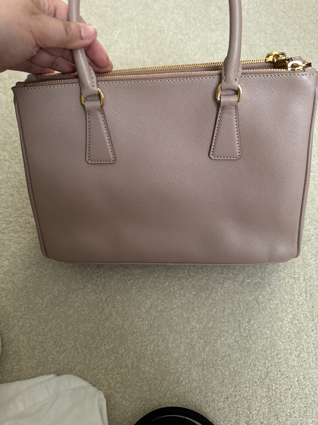 Prada Galleria Saffiano Leather Bag - Pink - photo 3