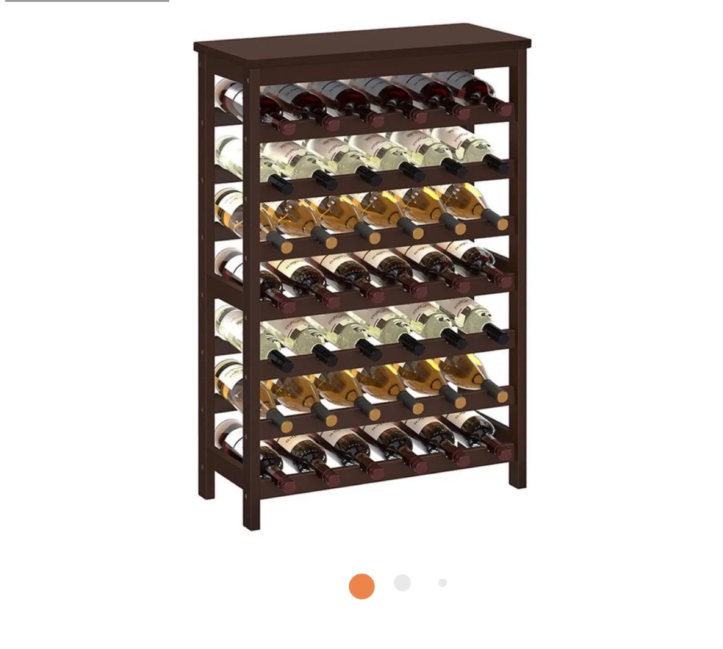 42-Bottle Wine Rack - Free Standing Floor- 7 Tier thumbnail