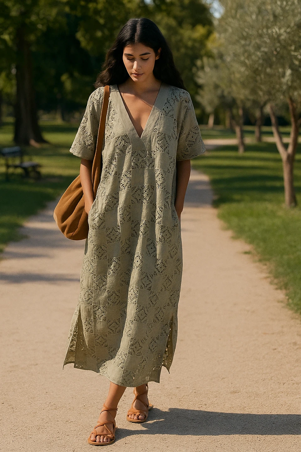 Zara Embroidered Dress