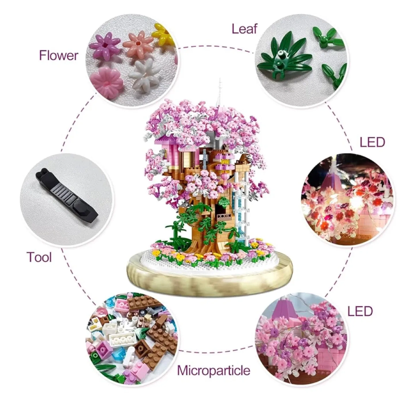 Sky Cottage Building Blocks Set - New in Box! image indicator(5)