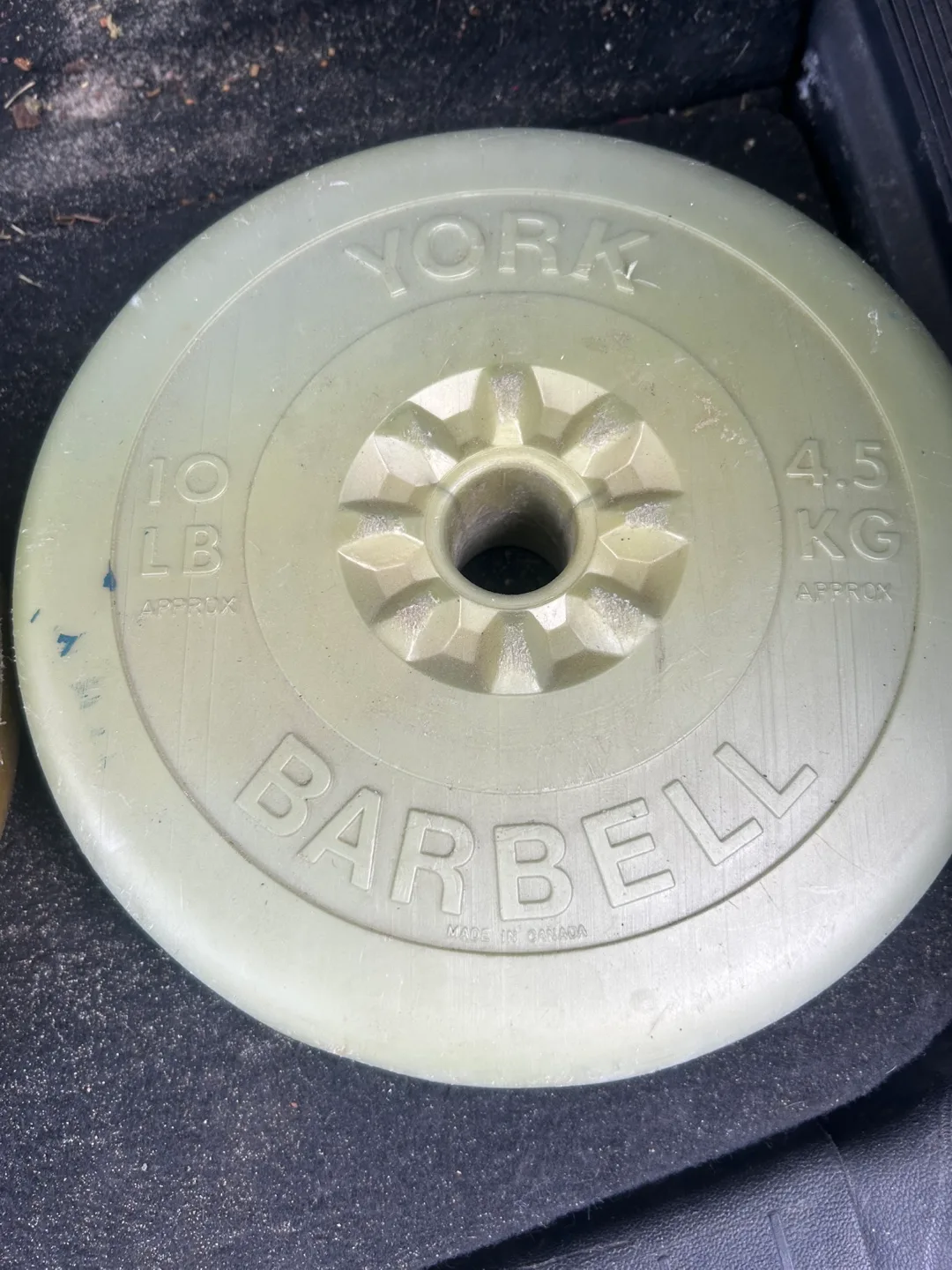 York Barbell 10 lb Weight Plate thumbnail