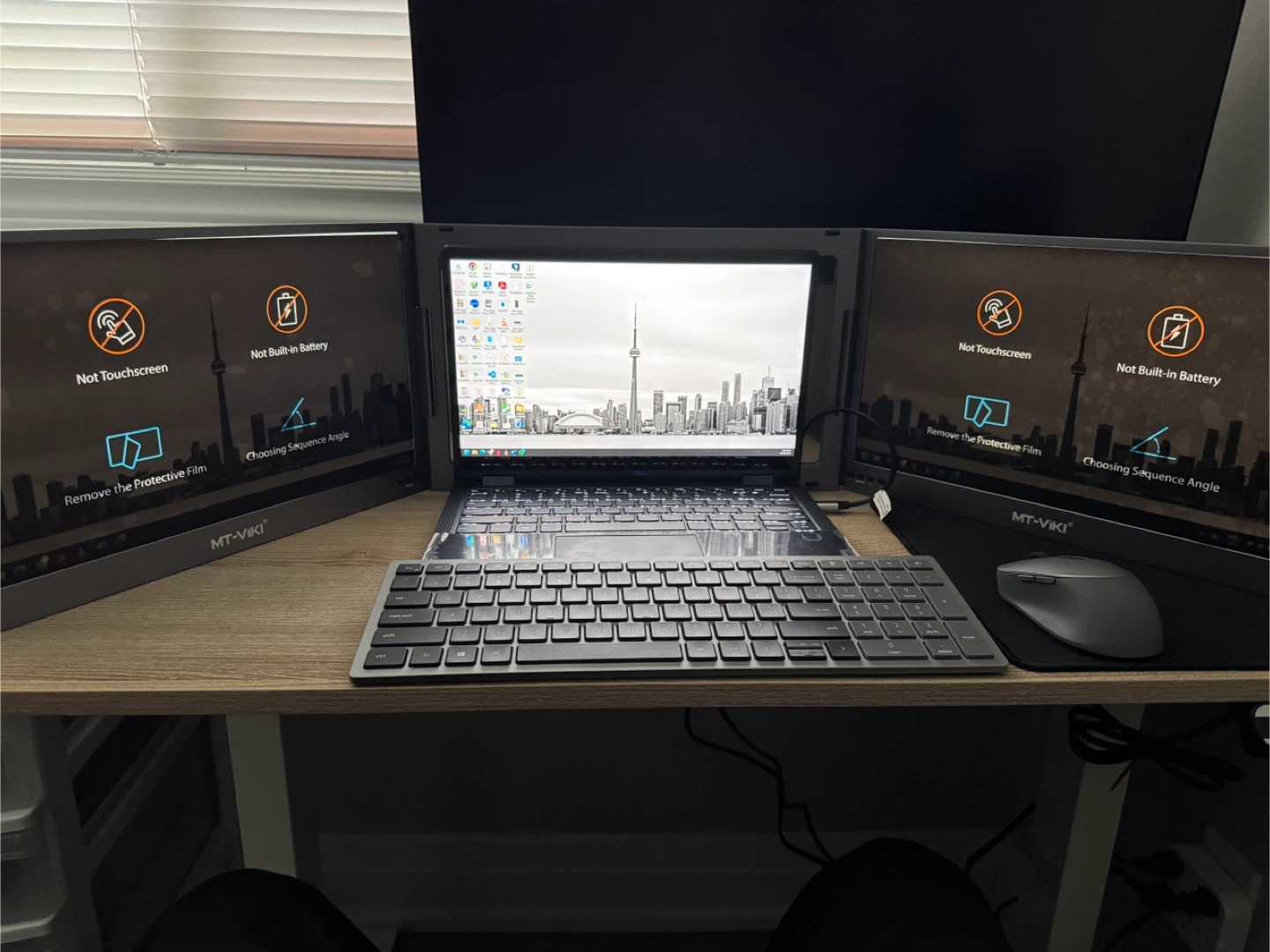 New MT-VIKI Z80A Dual Portable Monitor 15.6" - photo 5