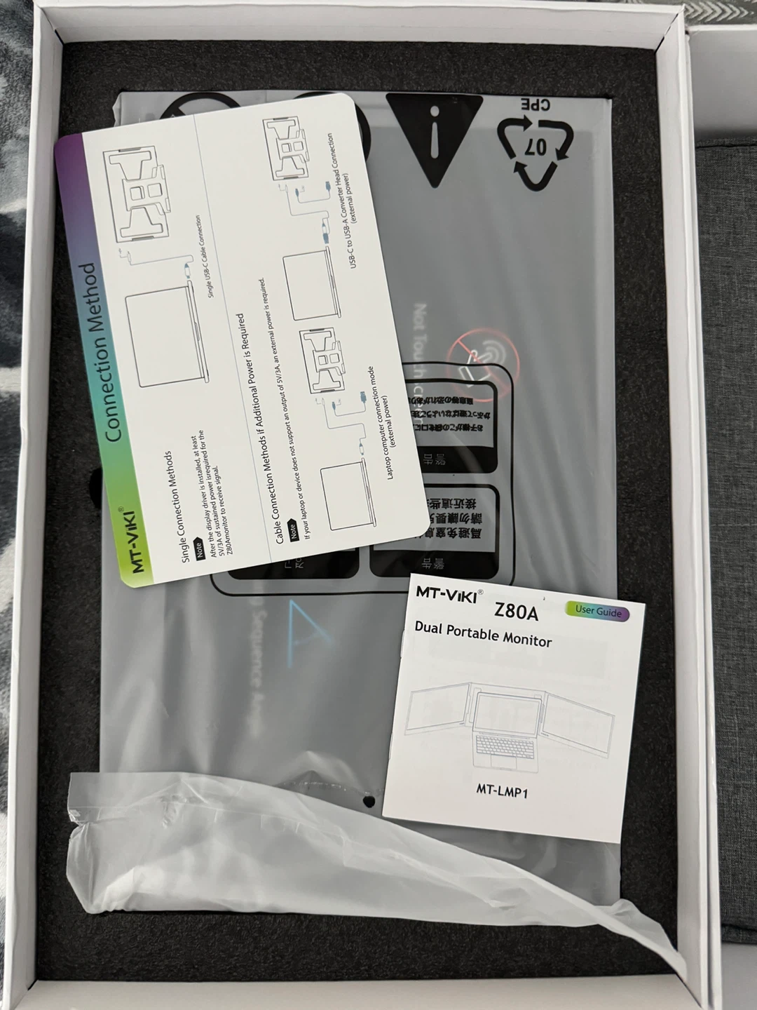 New MT-VIKI Z80A Dual Portable Monitor 15.6" - photo 2
