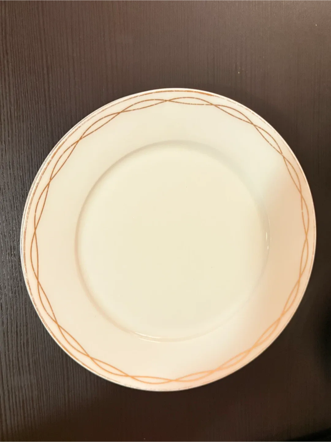 Set of 4 White Dinner Plates