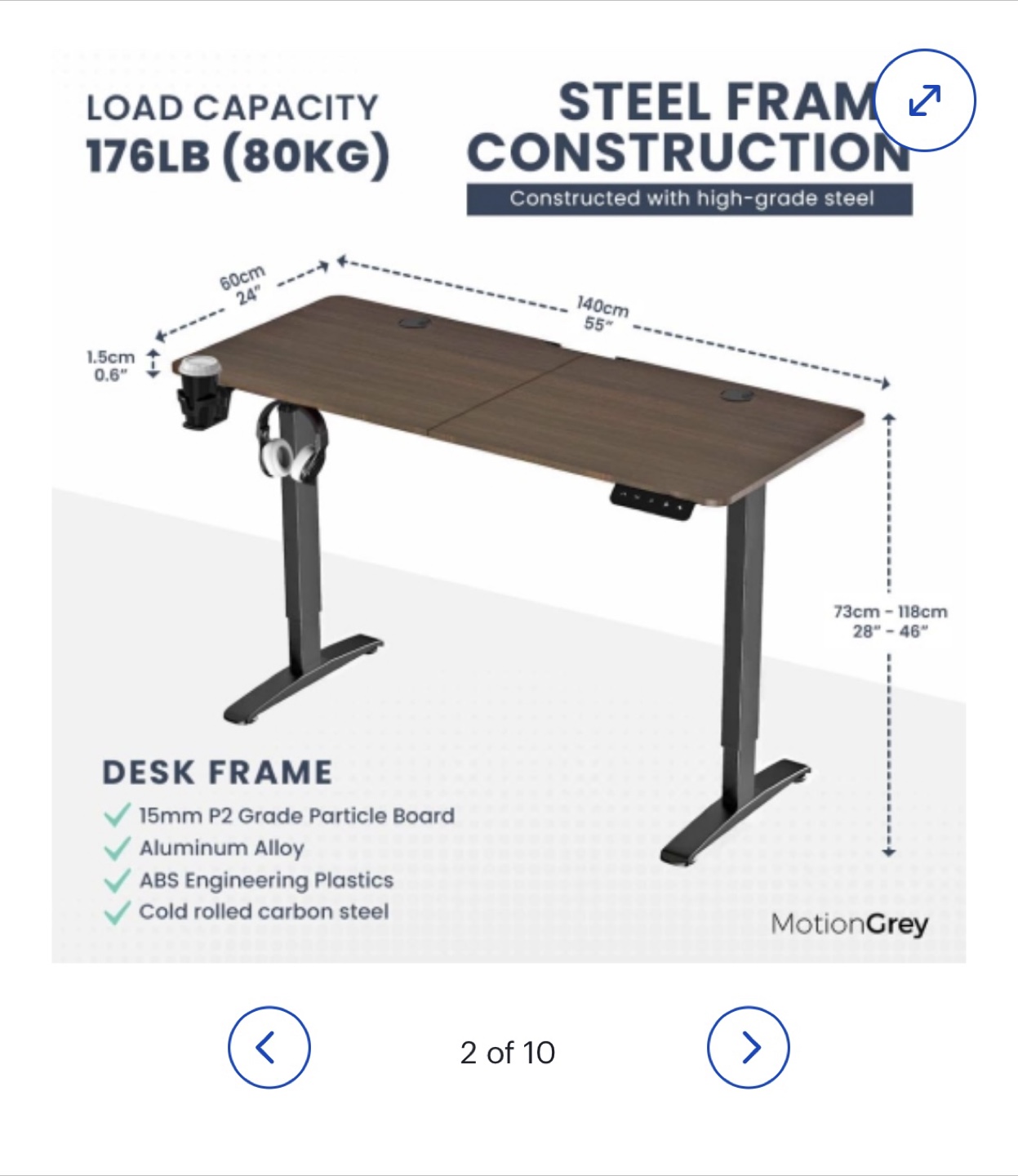 Ergonomic Standing Desk - - photo 4
